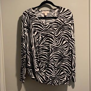 Micheal Kors Zebra Top